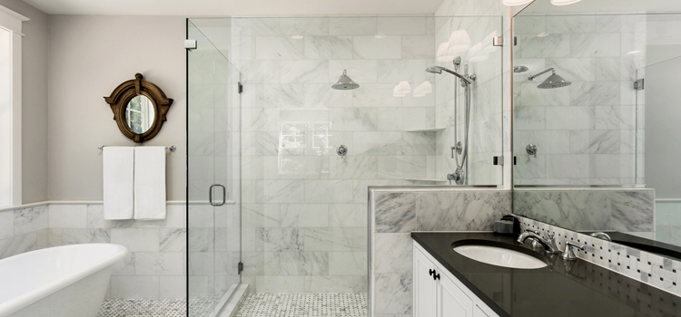 bathroom shower door installation in Alafaya